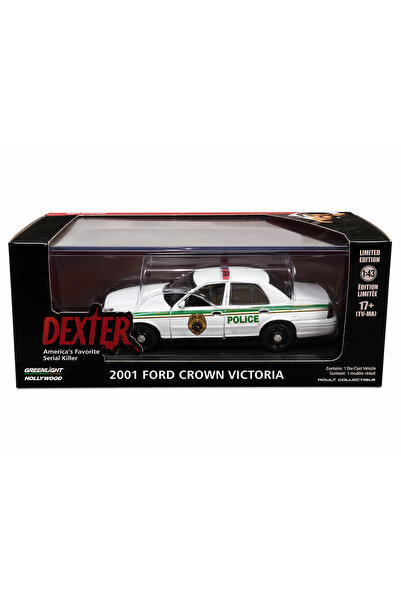 Greenlight Collectibles Hollywood Dexter 1:43 2001 Ford Crown Victoria Miami ...