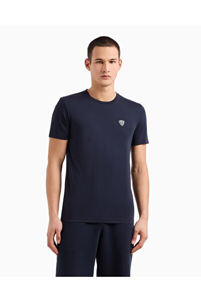 EA7 Ανδρικό μπλουζάκι με κοντό μανίκι και στρογγυλή λαιμόκοψη σε κανονική εφα...