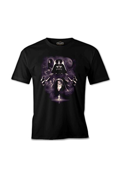 Lord T-Shirt حرب النجوم - دارث فيدر 2 تي شيرت رجالي أسود