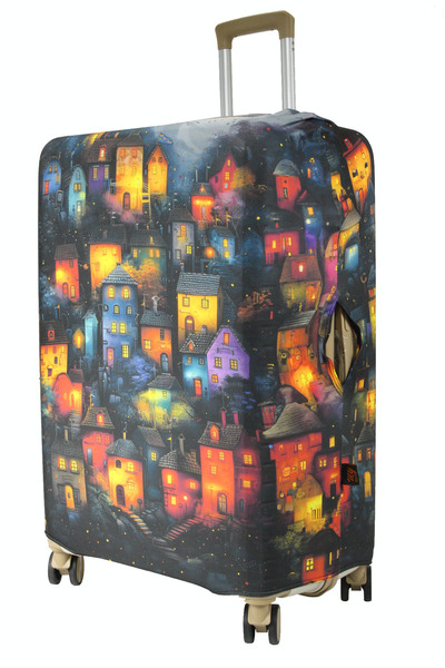 MY SARACİYE (Το # 150 ΣΠΙΤΙΑ) ΘΗΚΗ ΓΙΑ ΒΑΛΙΤΣΑ Πολύχρωμη-Μεσαίου μεγέθους