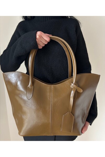 lalettobags Kadın Begonya Model Çift Saplı Kol Çantası