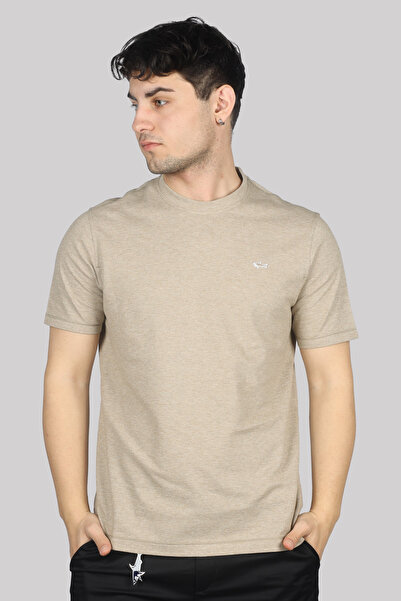 PAUL&SHARK Ανδρικό μπλουζάκι από βαμβάκι με λογότυπο μάρκας, κανονική εφαρμογ...