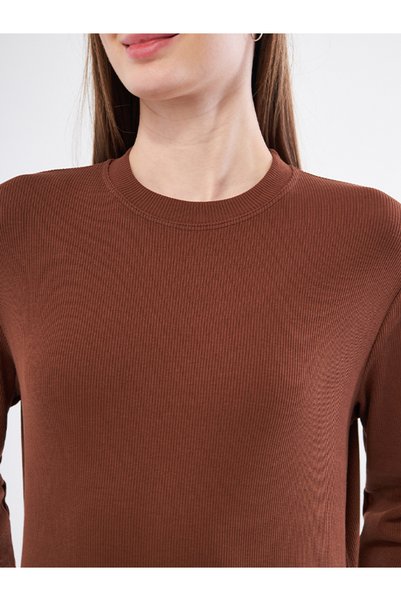 Fezzal Long Sleeve Ribbed Dress