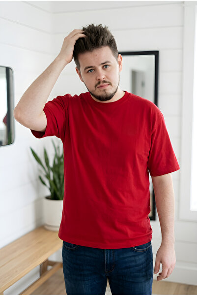 HOFFNUNG T-Shirt - Κόκκινο - Oversize