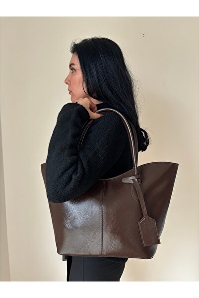 lalettobags Γυναικεία τσάντα με διπλό λαβή μοντέλο Begonia