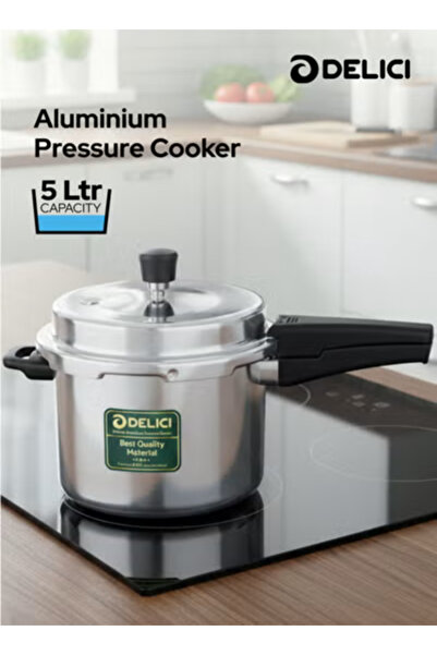 DELICI Pressure Cooker Dripless 5 Litre - Adpc5e, Nib Superior Virgin Alumini...