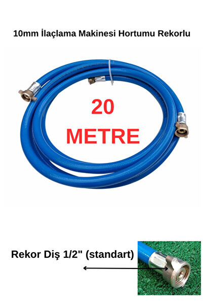 Genel Markalar Rekorlu Basınçlı ilaçlama Hortumu -1/2" (yarım parmak) Dişli -...