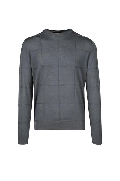 Emporio Armani Ανδρικό βασικό κοντομάνικο πουλόβερ με κεντημένο λογότυπο σε γ...