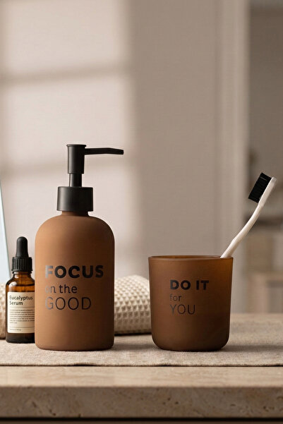 Rakle Σετ υγρού σαπουνιού και θήκης οδοντόβουρτσας - Σε πλακάκι