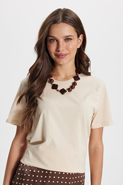 Tudors Γυναικεία μπλούζα με χαλαρή εφαρμογή, άνετη στάση σώματος, 100% βαμβακ...