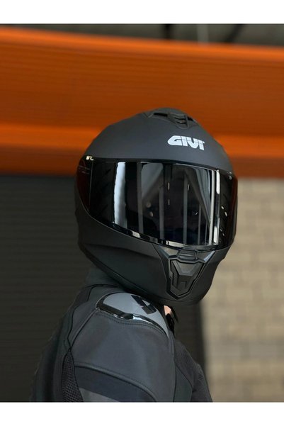 Givi 50.X MAT SİYAH KASK (SİYAH VİZÖR)
