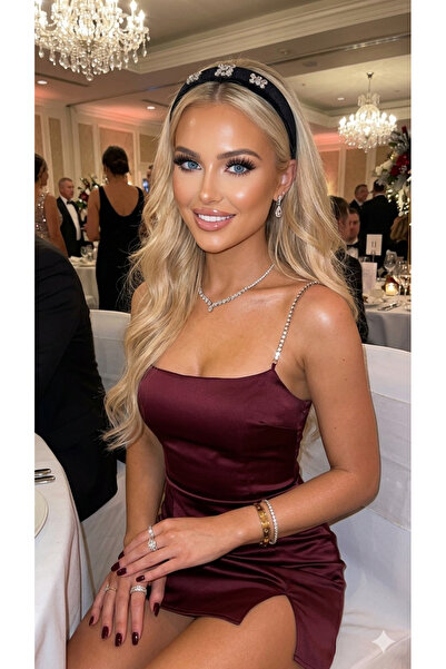 pegu baby collection ΜΑΥΡΟ ΒΕΛΟΥΔΙΝΟ ΣΤΕΦΑΝΙ ΜΕ ΚΡΥΣΤΑΛΛΙΝΕΣ ΠΕΤΡΕΣ ΕΙΔΙΚΗΣ Σ...