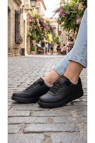 Slazenger Μαύρο Casual Sneaker - Γυναικεία παπούτσια με κορδόνια