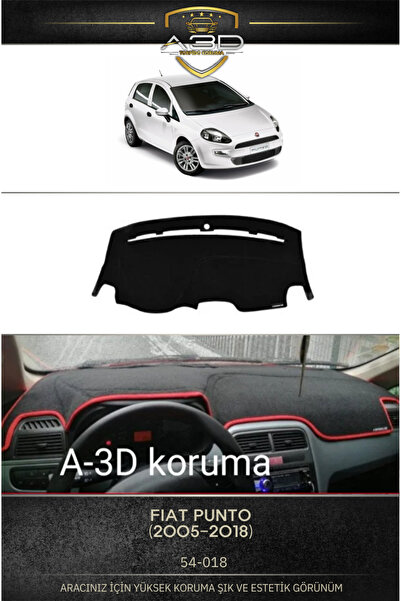 A3D TORPİDO KORUMA Fiat PUNTO (2005-2018) Ön Gögüs Panel Torpido Korumasi Kil...