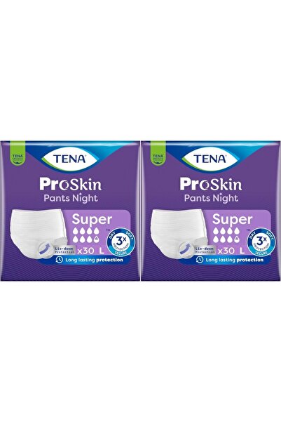 TENA Proskin Pants Süper Night Gece Emici Külot Yetişkin Bezi L - Büyük - Lar...