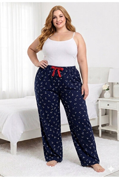 Lady Queen Πιτζάμες Bamboo Lycra Ring Viscose Oversize Μέγεθος 6020