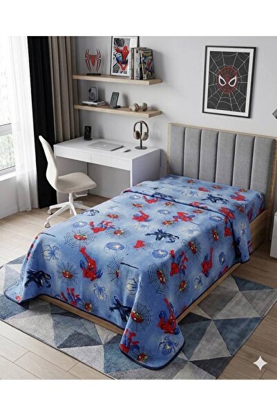 ŞENER HOME 150x240 εκ. Spiderman Patterned - Μονό και Μονό Πικέ