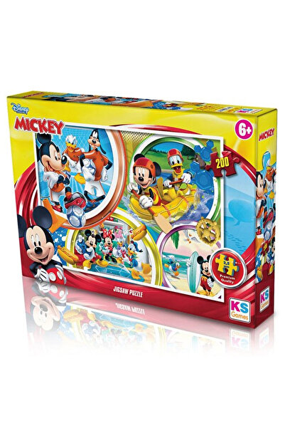 Ks Games Puzzle 200 Parça Mickey Mouse 113
