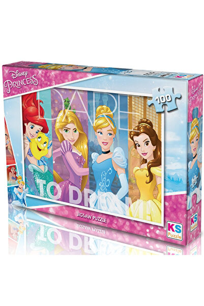 Ks Games Disney Prenses Çocuk Puzzle 100 Parça