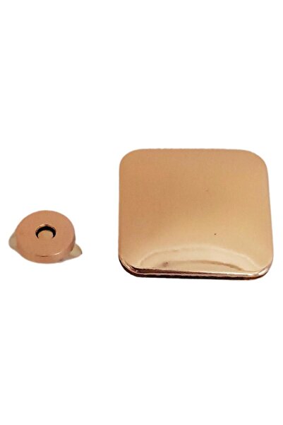 Nusrat Bilişim قفل مغناطيسي ذهبي فاتح مقاس 5x4.5 سم - ملحق للحقائب