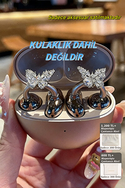 Shylyn Shine 01 – (Bluetooth Kulaklık Dahil Değildir) 2’li Platin Kaplama Süs...