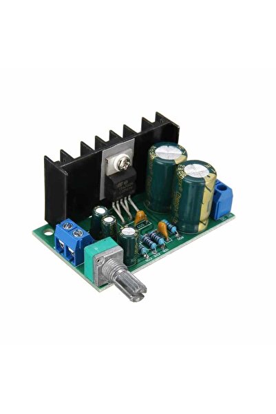 China TDA2050 Mono Ses Güç Amplifikatör Kartı Modülü DC 12-24V 10W-30W 1 Kanal
