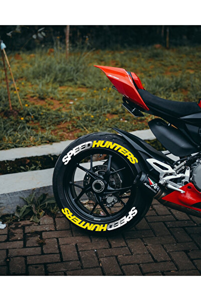 ASTUNİNG Motosiklet Ve Otomobil Lastik Yazısı Sticker Arma 4 Adet 2.5 Cm