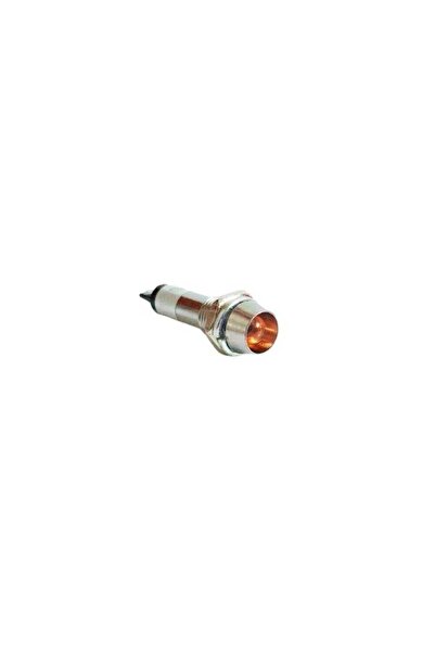 Motorobit 8mm 12V Metal Sinyal Lambası - Sarı