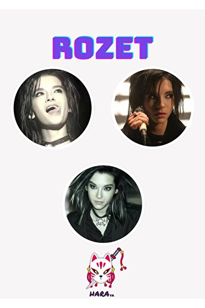 Hara Company Tokio Hotel Bill Kaulitz Rozet Seti 3’lü