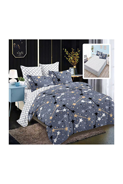 Casa Pucioasa Finet 4-Piece Bedding Set with Stretchy Sheet, 180x200cm, with ...