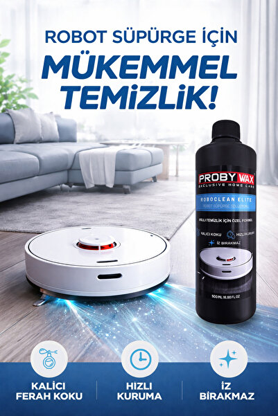 PROBYWAX EXCLUSIVE CAR CARE RoboClean Elite Robot Süpürge Mop Sıvısı – Hızlı ...
