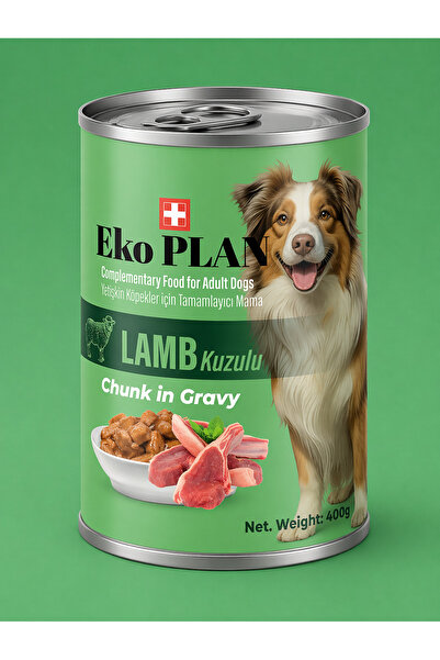 Kuzulu Köpek Konservesi 400g Chunk in Gravy Yetişkin Köpekler İçin
