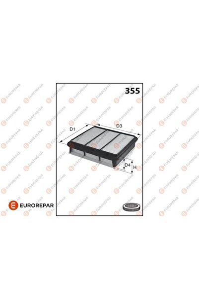 EUROREPAR 1682256280 Air Filter 16546-4Ea0C
