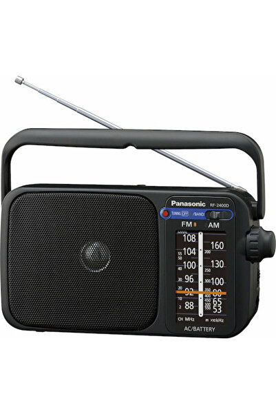 PANASONIC RF-2400DEG-K Φορητό Ραδιόφωνο Ηλεκτρικό / Μπαταρίας Μαύρο