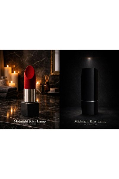 MoodDesign MIDNIGHT KISS ROUGE - Noir Edition Ambient Lamp (Masa Üzeri Dekora...