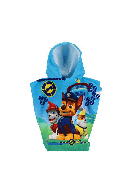 PAW PATROL The Team Πετσέτα Πόντσο Μικροϊνών 50x100 εκ. Μπλε