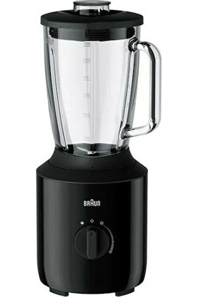 Braun PowerBlend 3 Μπλέντερ με Γυάλινη Κανάτα 1,5 λίτρα 800W Μαύρο