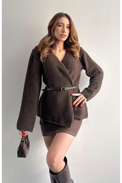 Kinzi Γυναικεία Πλεκτή Ζακέτα