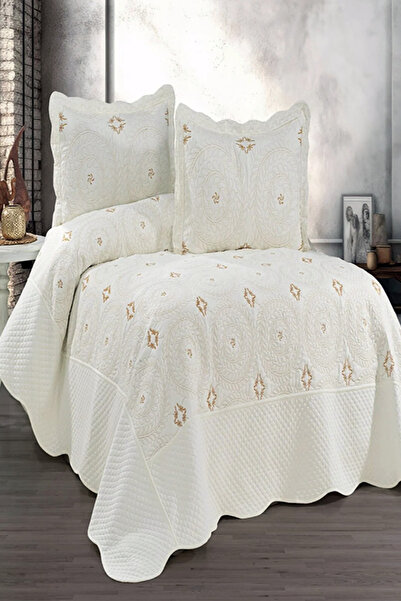 Bilgiçler Tekstil Διπλό Κάλυμμα Κρεβατιού Κεντημένο Αρ.:04