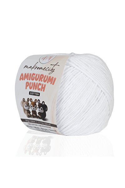 Makromecity Premium Amigurumi Yarn Punch (Panç) Baby Soft Cotton 50 Gr Knitti...
