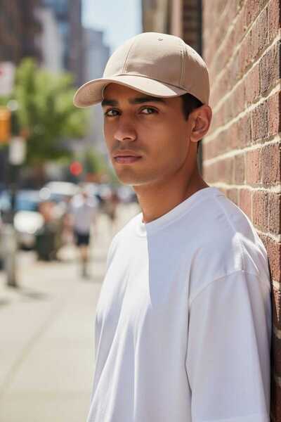 eleven market Brown Summer Luxury Sports Hat Cap with Adjustable Metal Buckle...