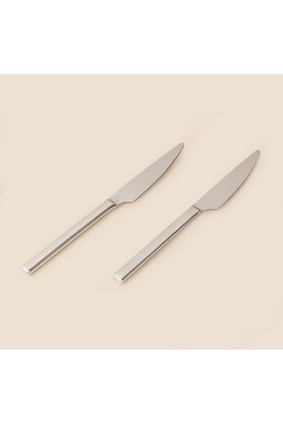 Mask Lug Ga Nature Dining Knife Set of 6 - High Quality 18/10 Stainless Steel