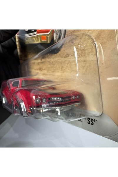 HOT WHEELS سيارة شيفروليه شيفيل إس إس 1970 من سلسلة فاست آند فيوريوس الفاخرة، نموذج سيارة بمقياس 1/64