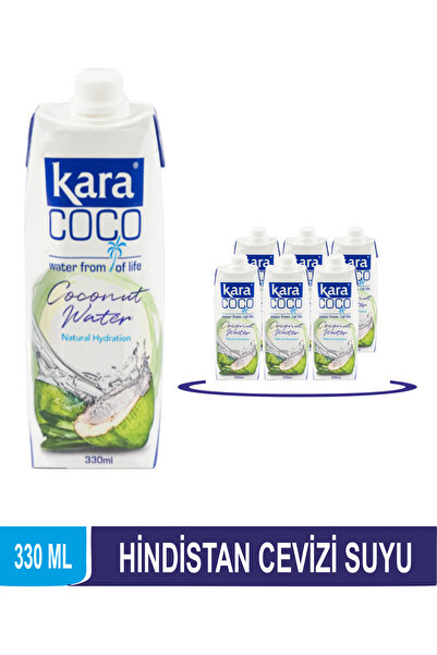 KARACOCO HİNDİSTAN CEVİZİ SUYU 330 ML * 6 ADET