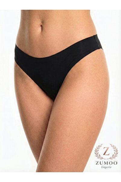 ZUMOO Women's Laser Cut Brazilian Panties Seamless Flexible Daily Underwear B...