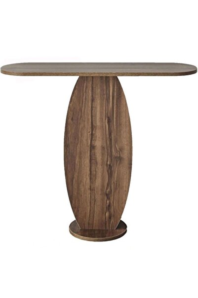 OEM Re-Bloom τραπεζάκι κονσόλας, μοριοσανίδα, σκούρο καφέ, 100 x 30 x 81 εκ.