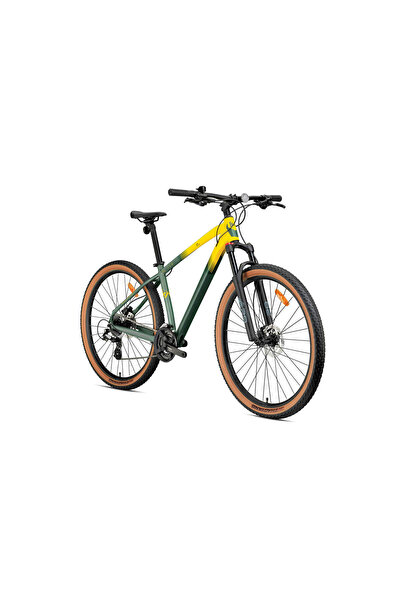 Kron XC 150 - 27.5 MTB - 17' - 24 Vites - H.Disc - Mat Yeşil/Sarı-Füme-Sarı