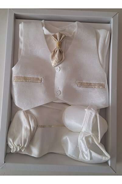 biyan collection Baby Boy Vest and Bow Tie Mevlüt Set Luxury Special Day Gift...