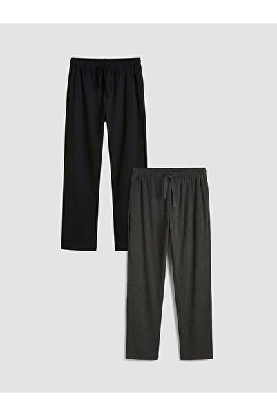 LC Waikiki Pantaloni de pijama pentru bărbați cu talie elastică, pachet de 2