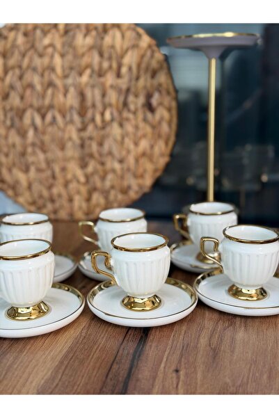 Hediye Köşkü Porcelain Gilded Turkish Coffee Cup